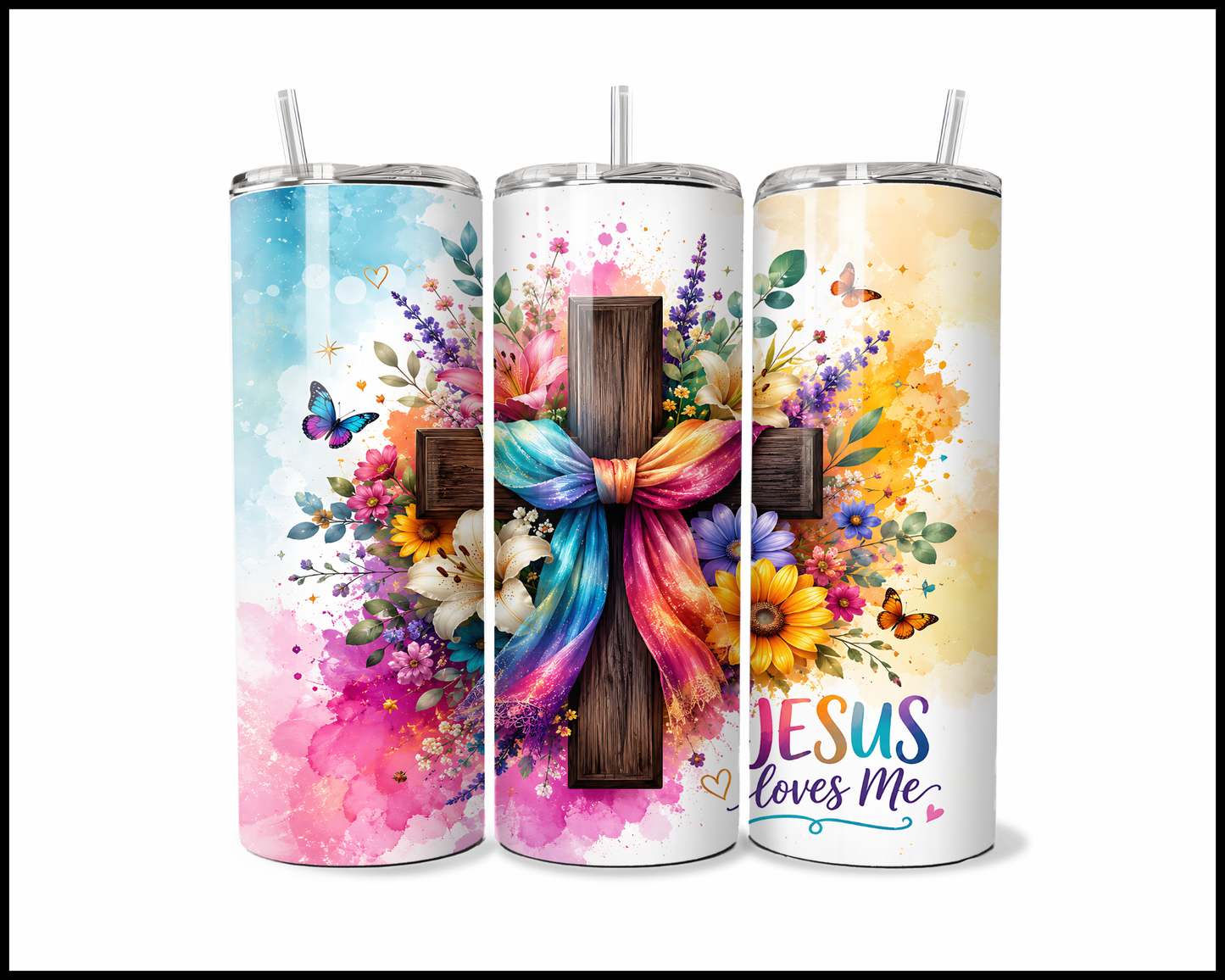 Jesus Loves Me Tumbler (3933)