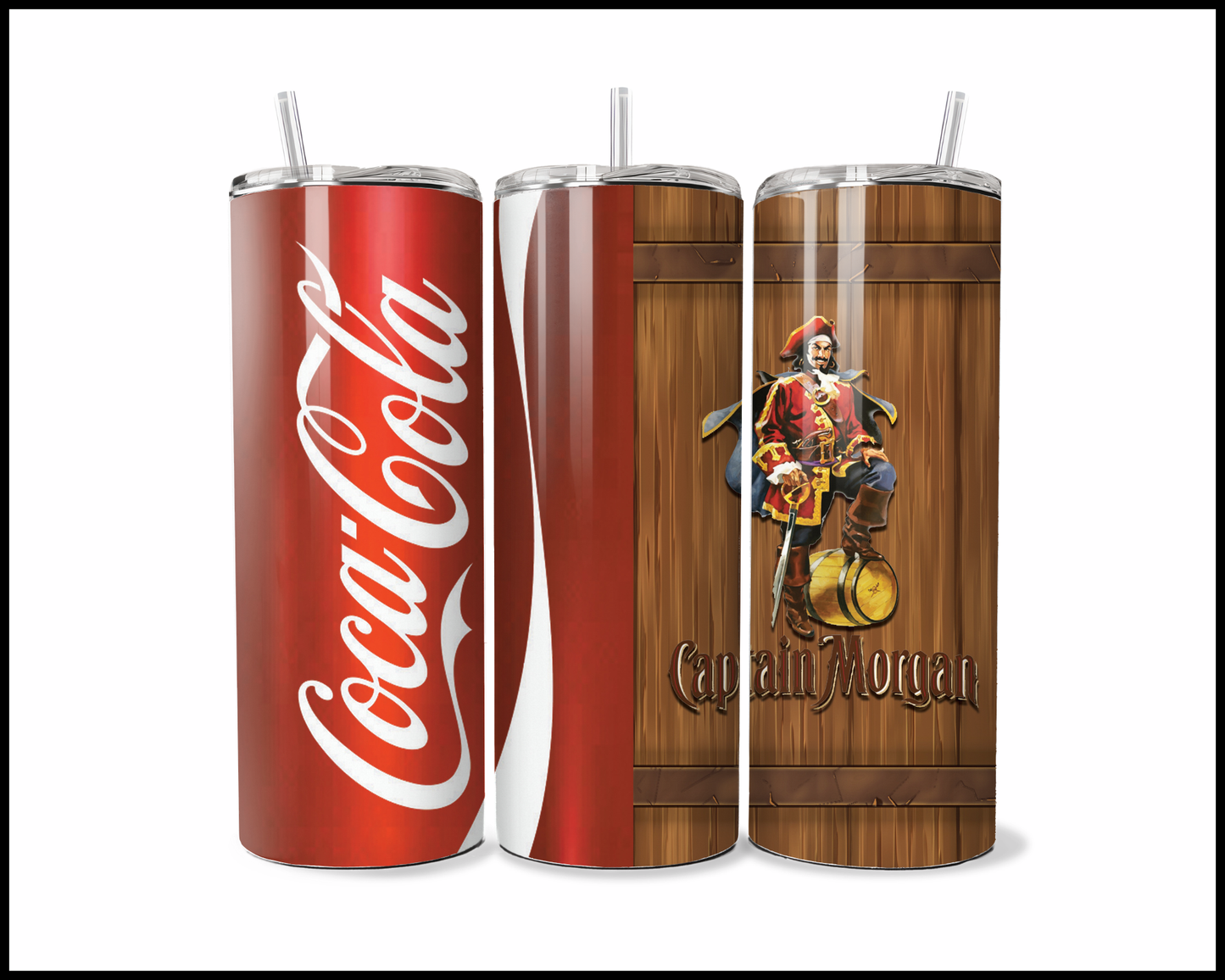 Coca Cola & Captain Morgan Tumbler (3137)