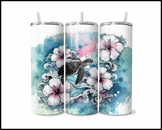 Ocean Mist Sea Turtle Tumbler (2523)