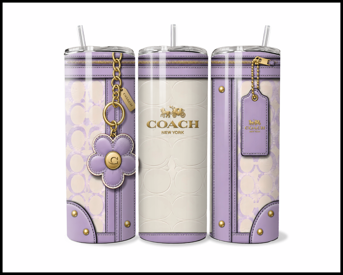 Designer Handbag Inspired Tumbler (322)