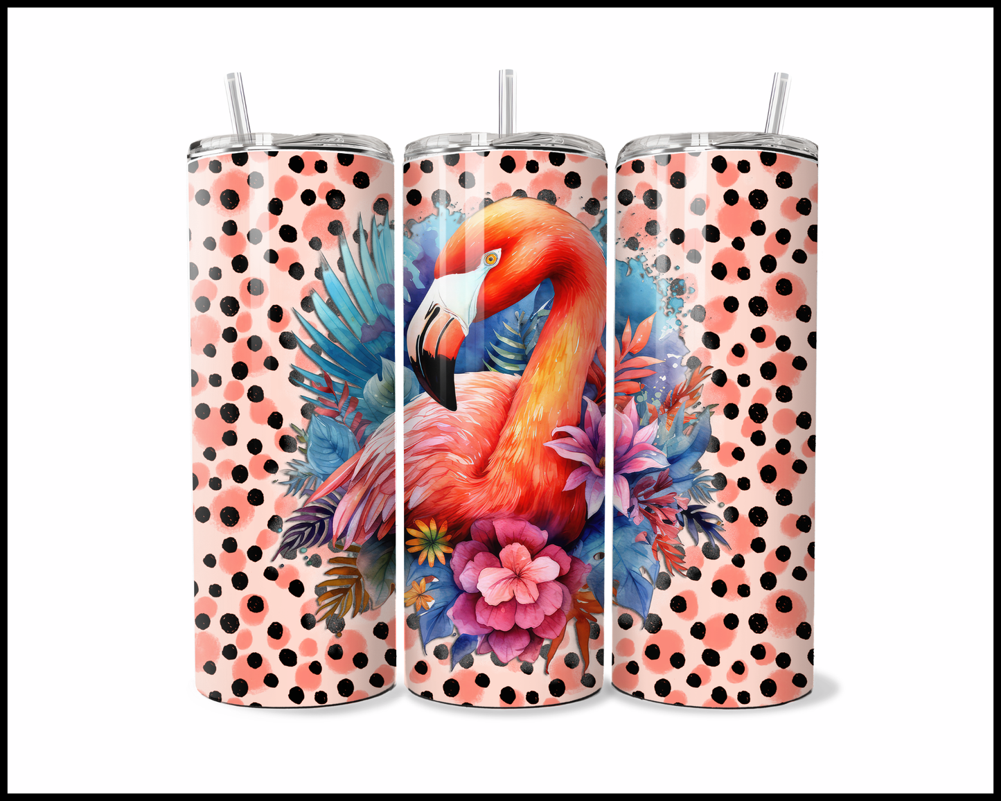 Spot the Flamingo Tumbler (456)