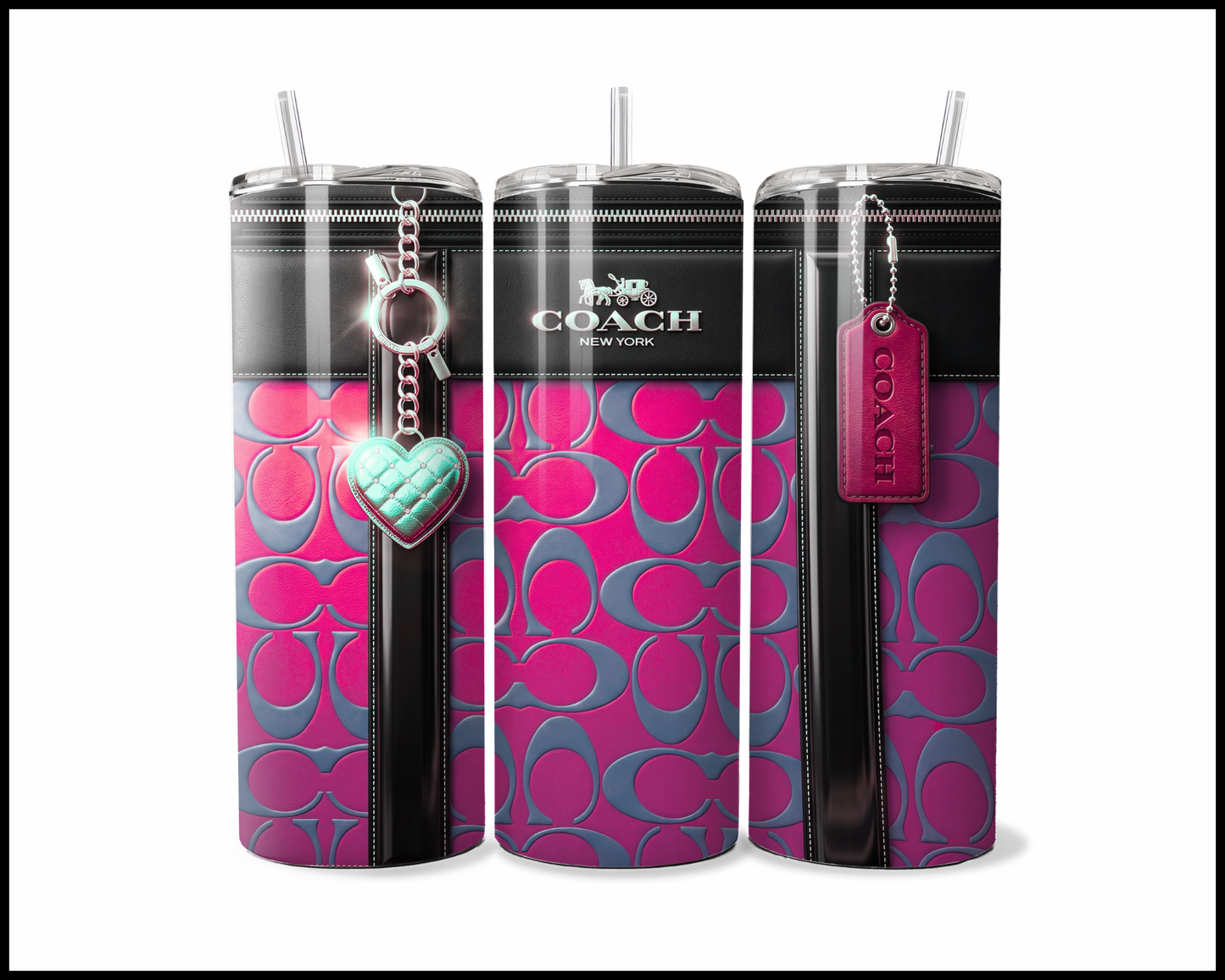 Designer Handbag Inspired Tumbler (337)