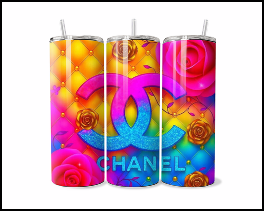 Rainbow Glam & Glitz Tumbler (4863)