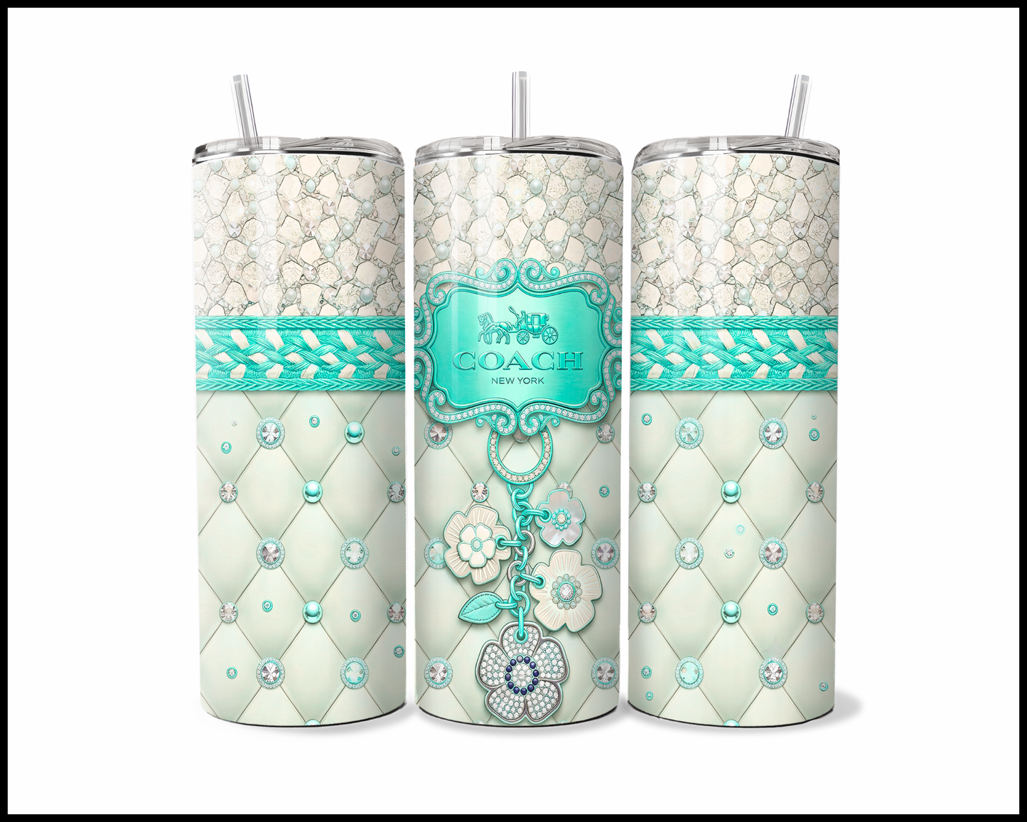 Designer Handbag Inspired Tumbler (354)