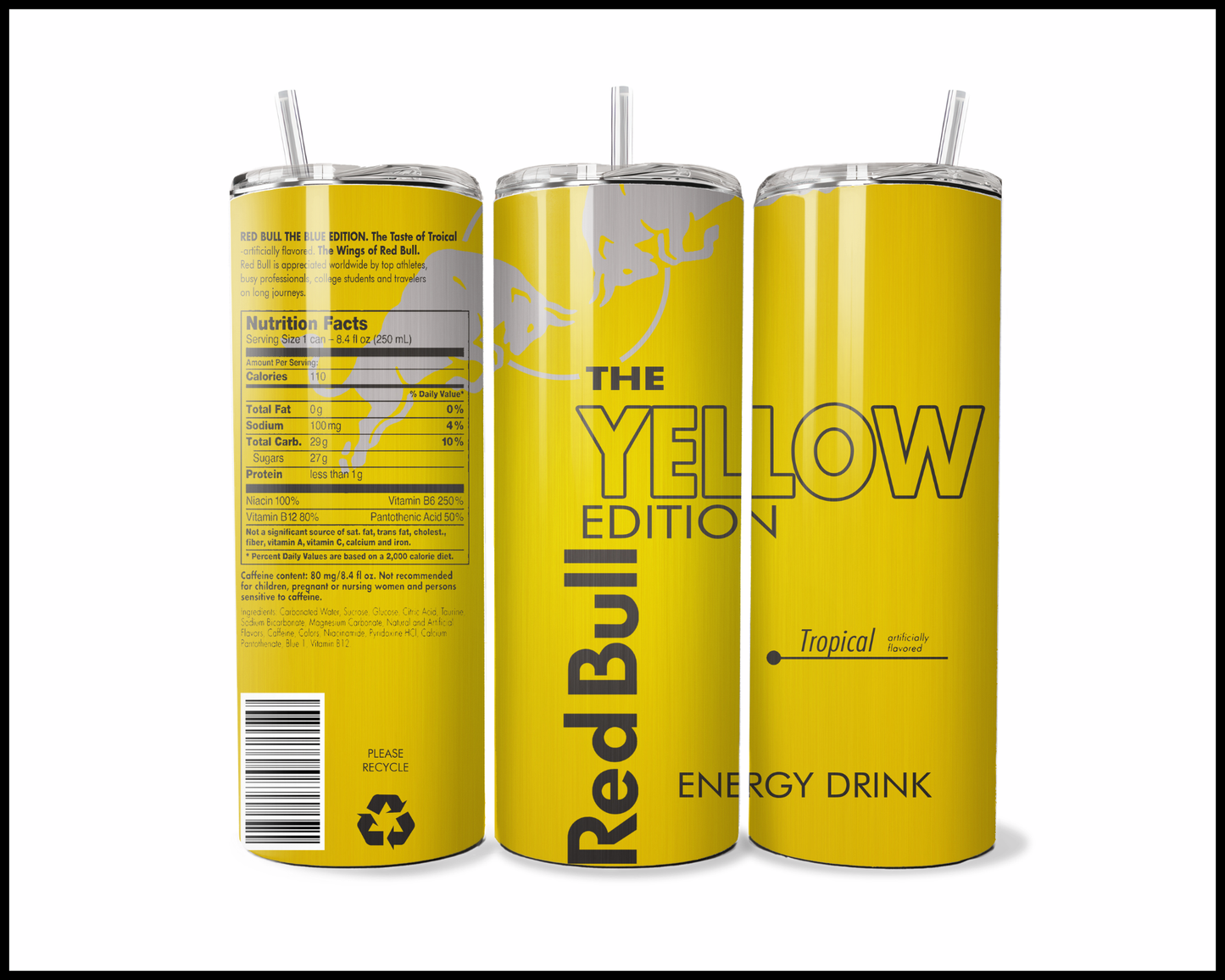 Red Bull Limited Edition Energy Drink Tumbler (3192)