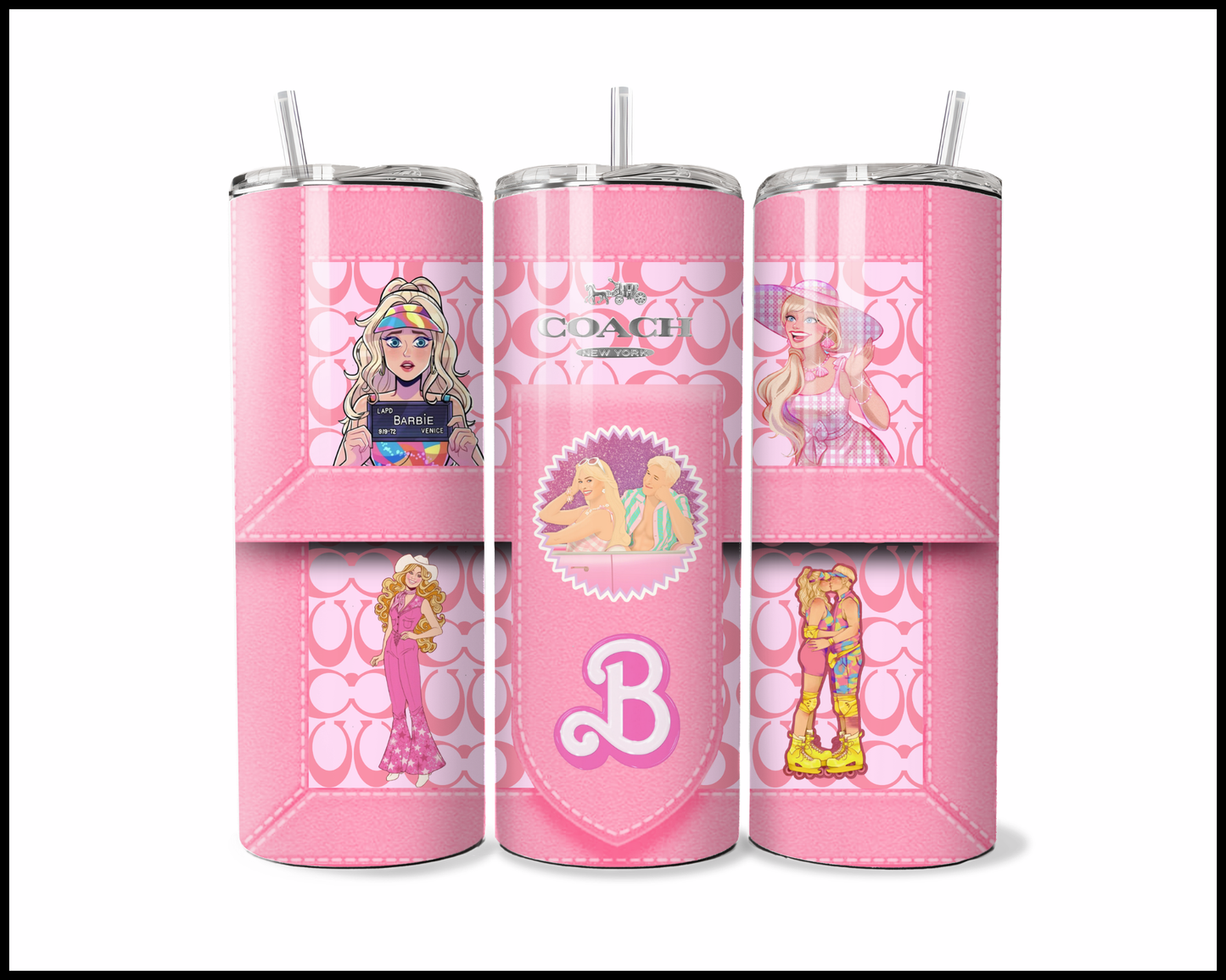 Designer Handbag Inspired Tumbler (173)
