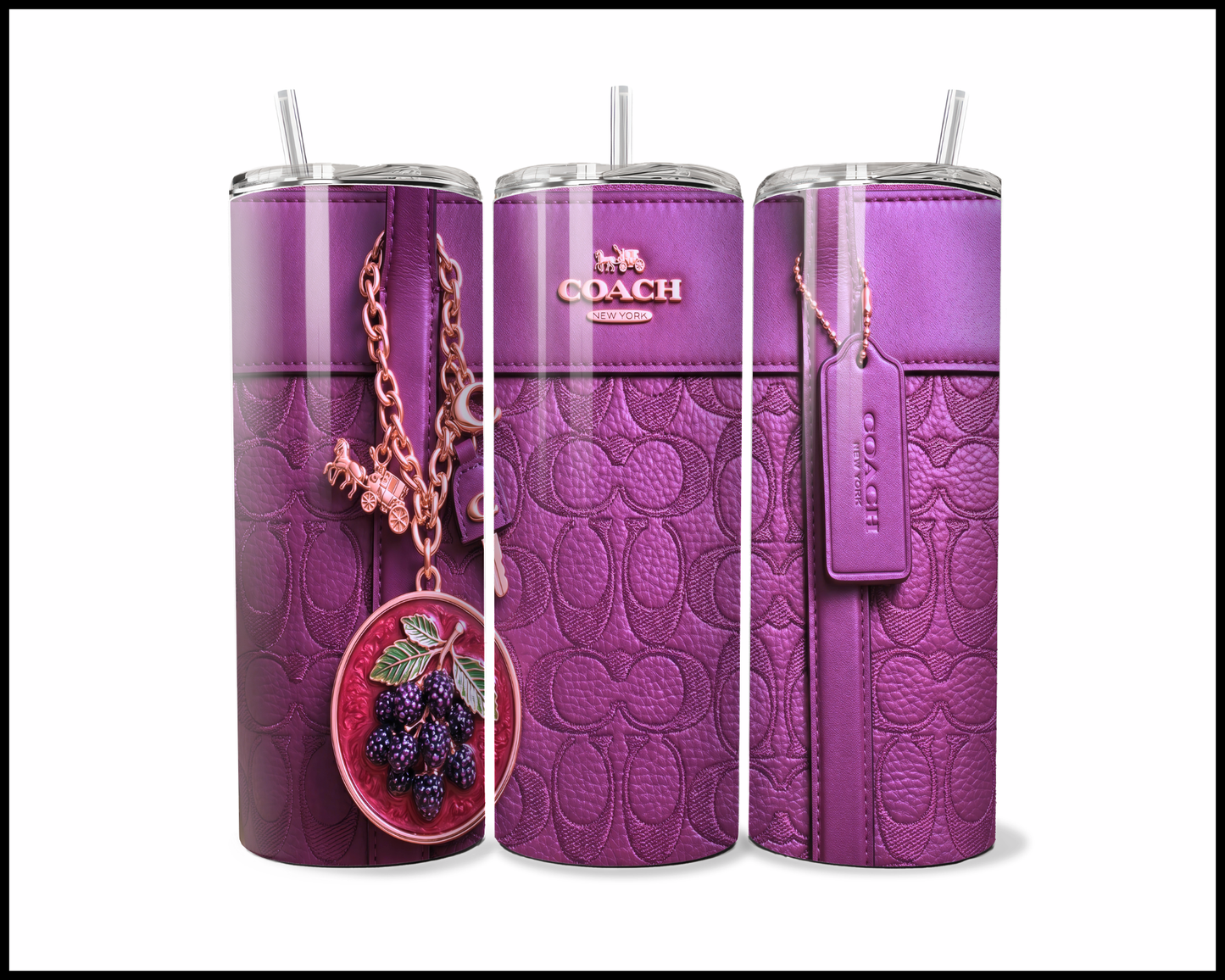 Designer Handbag Inspired Tumbler (324)