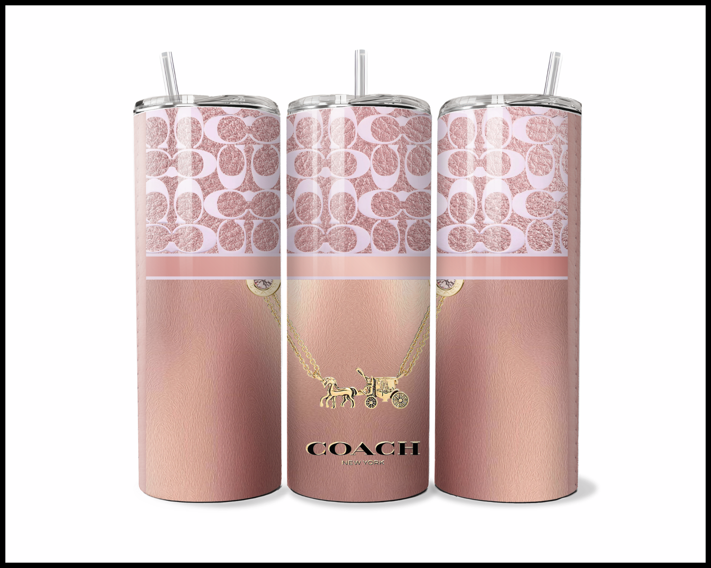 Designer Handbag Inspired Tumbler (056)