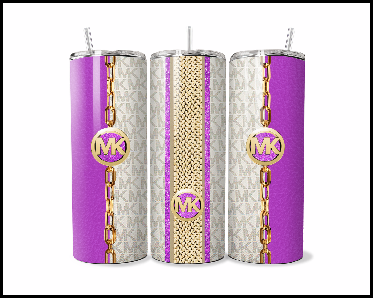 Designer Handbag Inspired Tumbler (007)