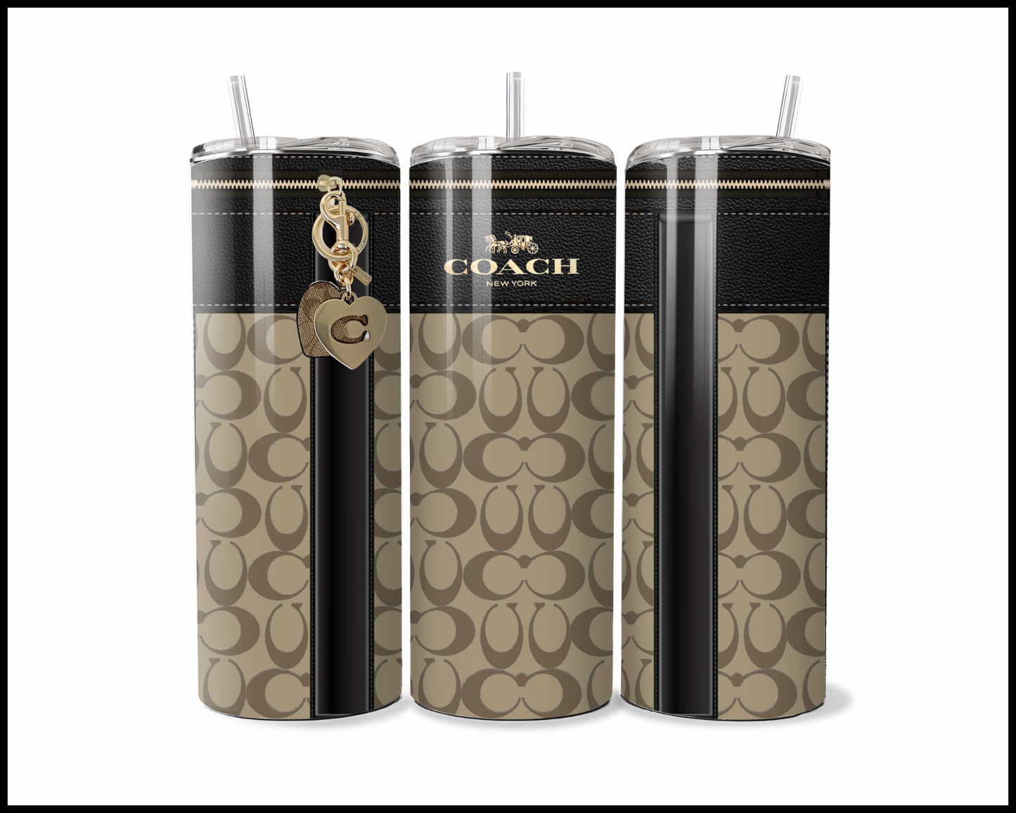 Designer Handbag Inspired Tumbler (093)