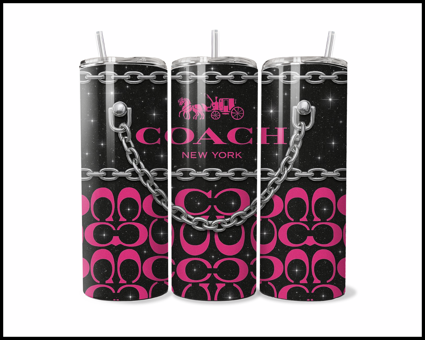 Designer Handbag Inspired Tumbler (342)