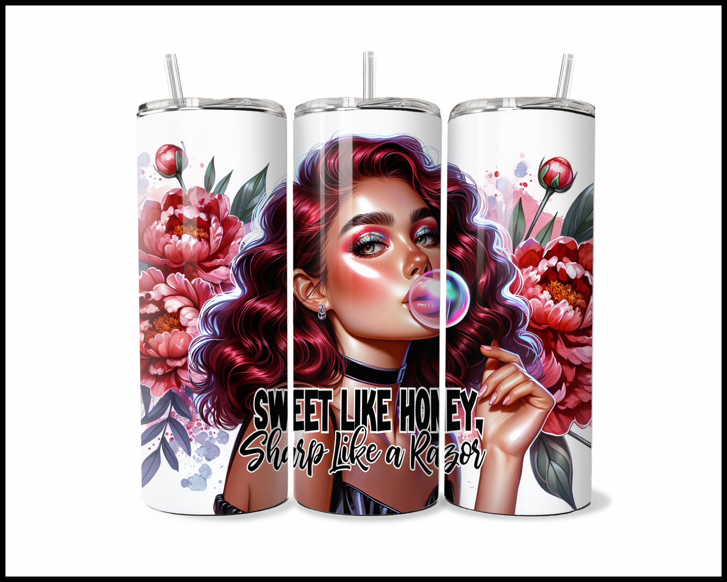 Sweet Like Honey, Sharp Like A Razor Tumbler (3878)
