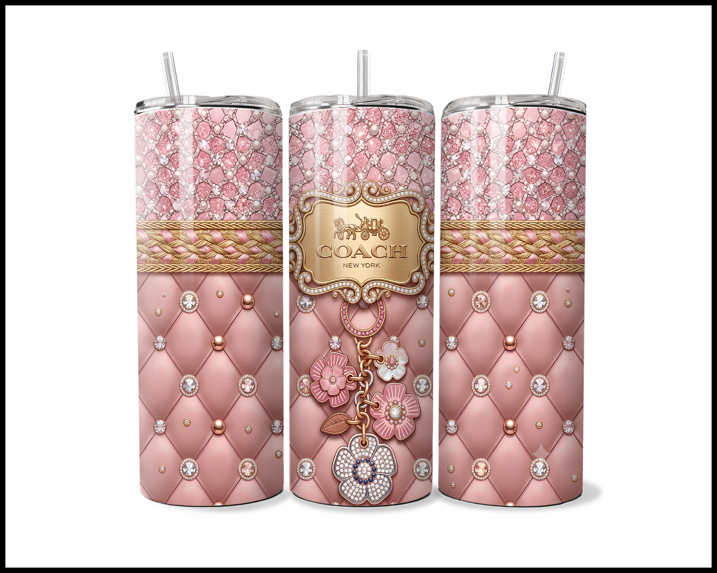 Designer Handbag Inspired Tumbler (354)