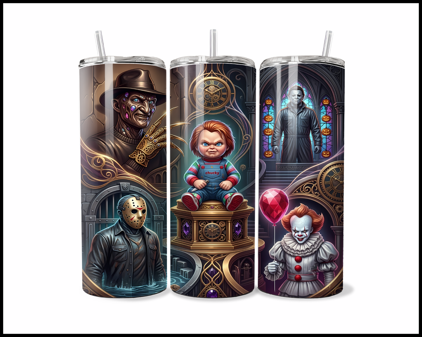 Steampunk Serial Killer Syndicate Tumbler (4733)