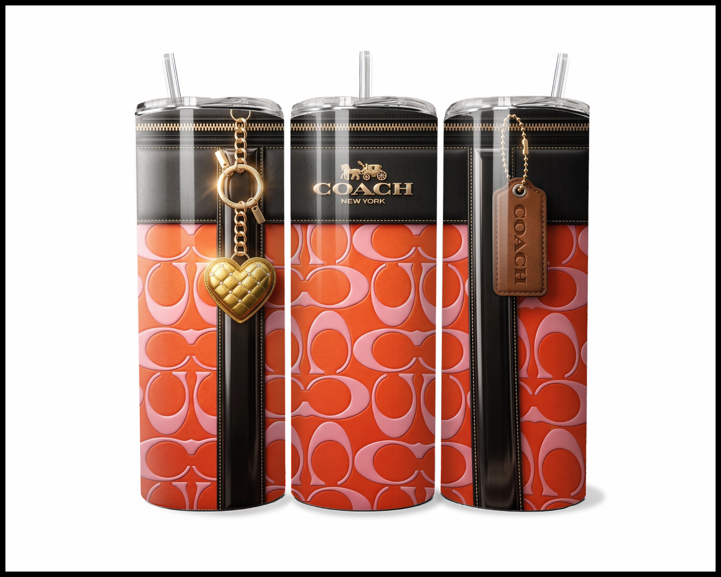 Designer Handbag Inspired Tumbler (337)
