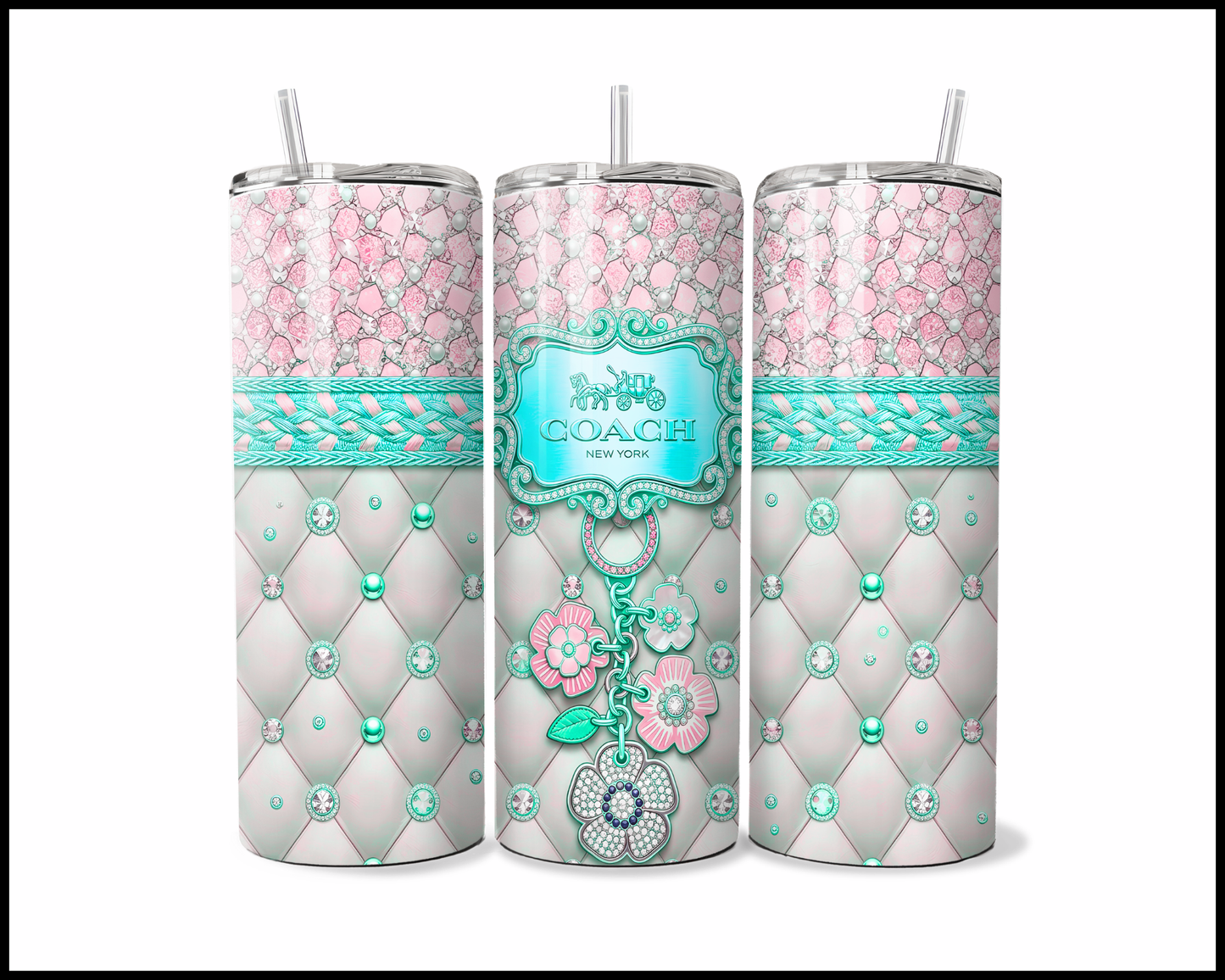 Designer Handbag Inspired Tumbler (354)