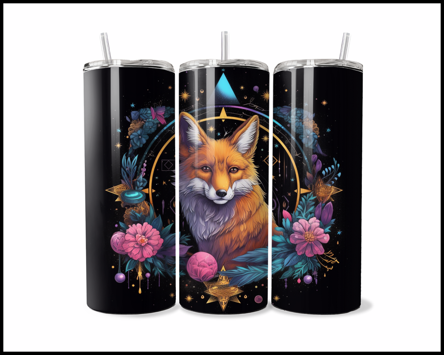 Cosmic Fox Tumbler (4028)