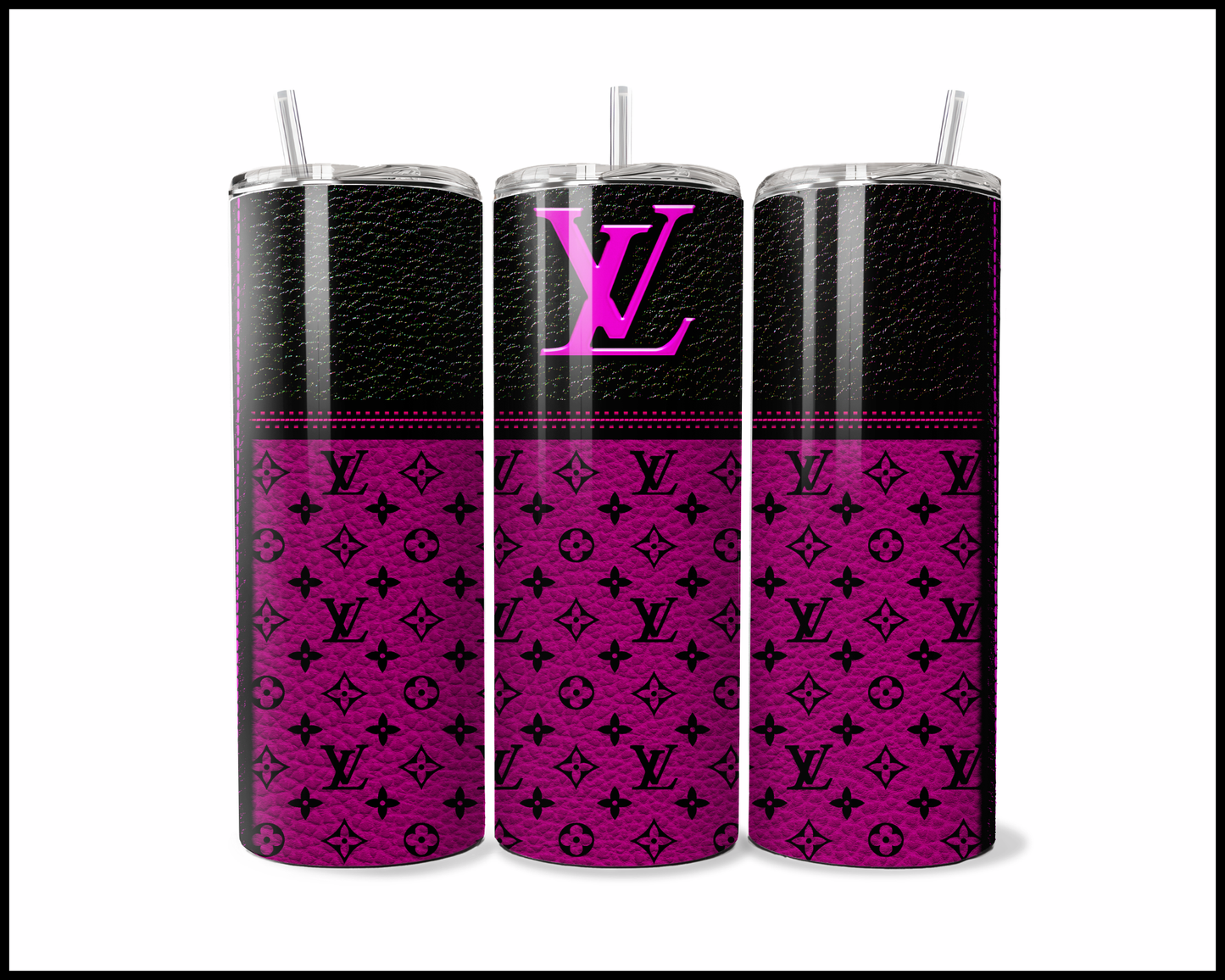 Designer Handbag Inspired Tumbler (054)