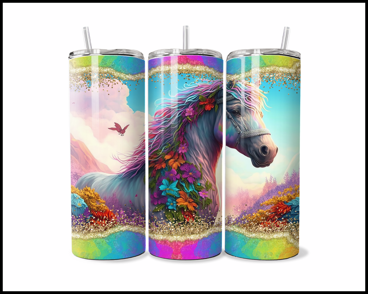 Technicolor Trotter Tumbler (454)
