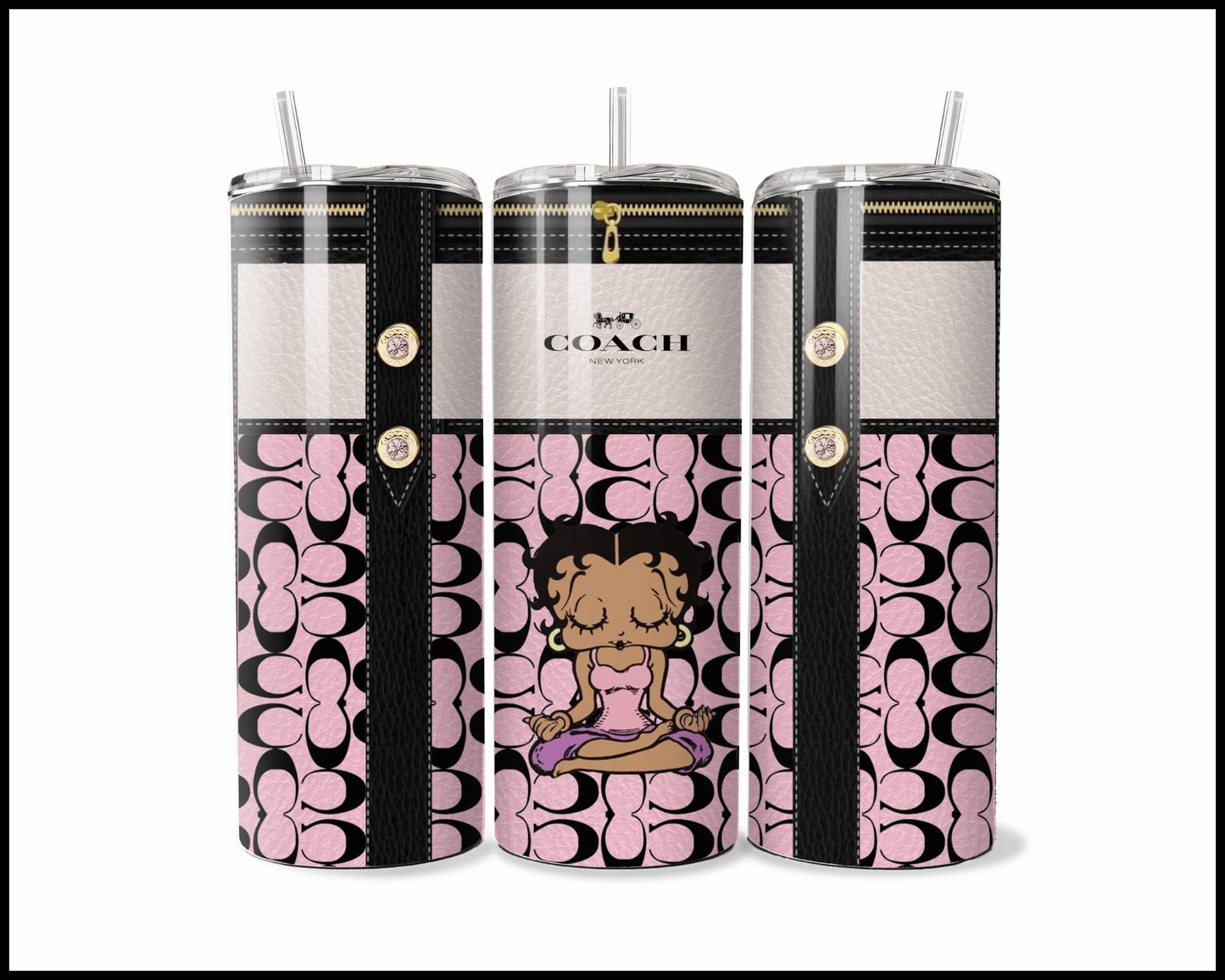 Designer Handbag Inspired Tumbler (077)