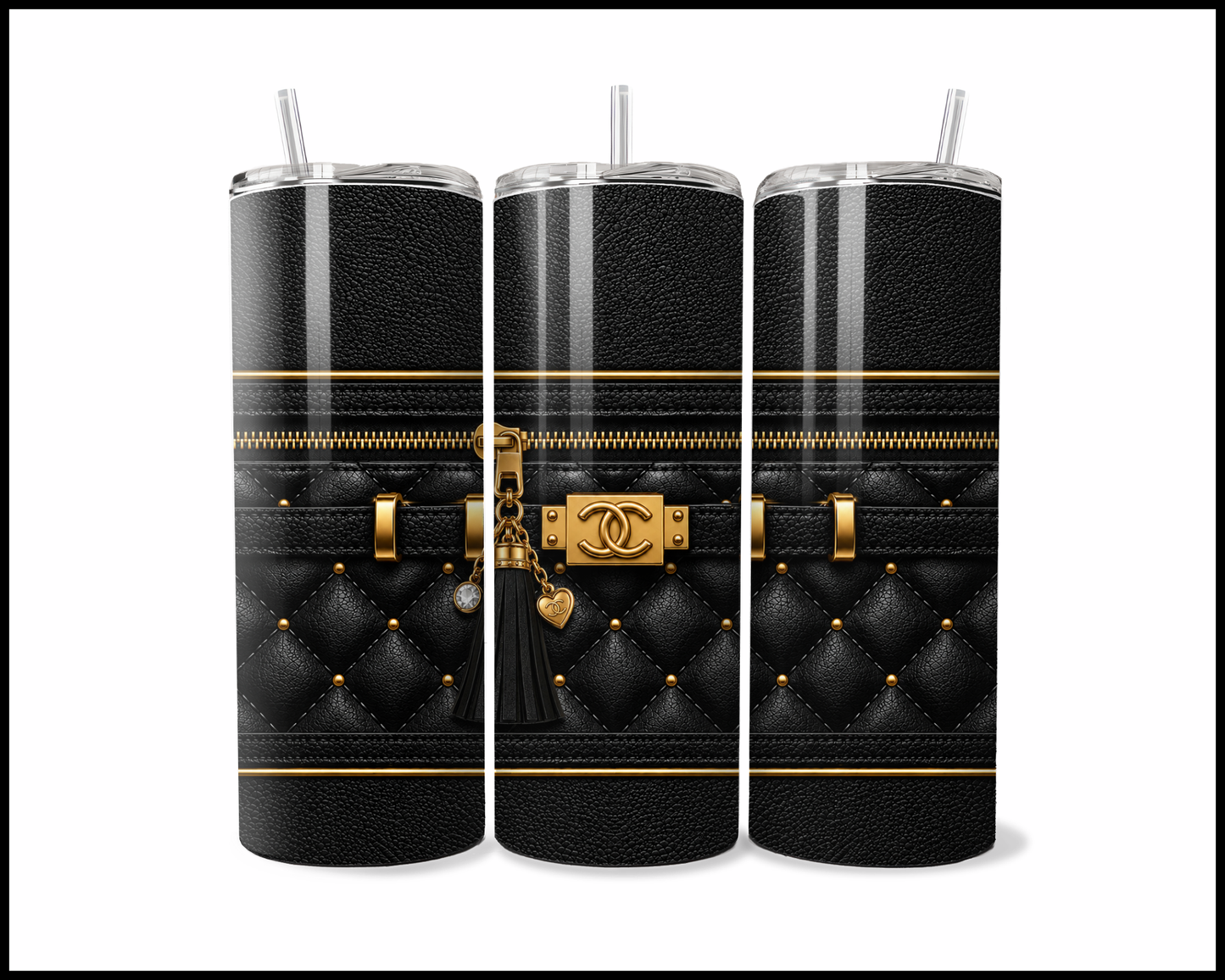 Designer Handbag Inspired Tumbler (038)