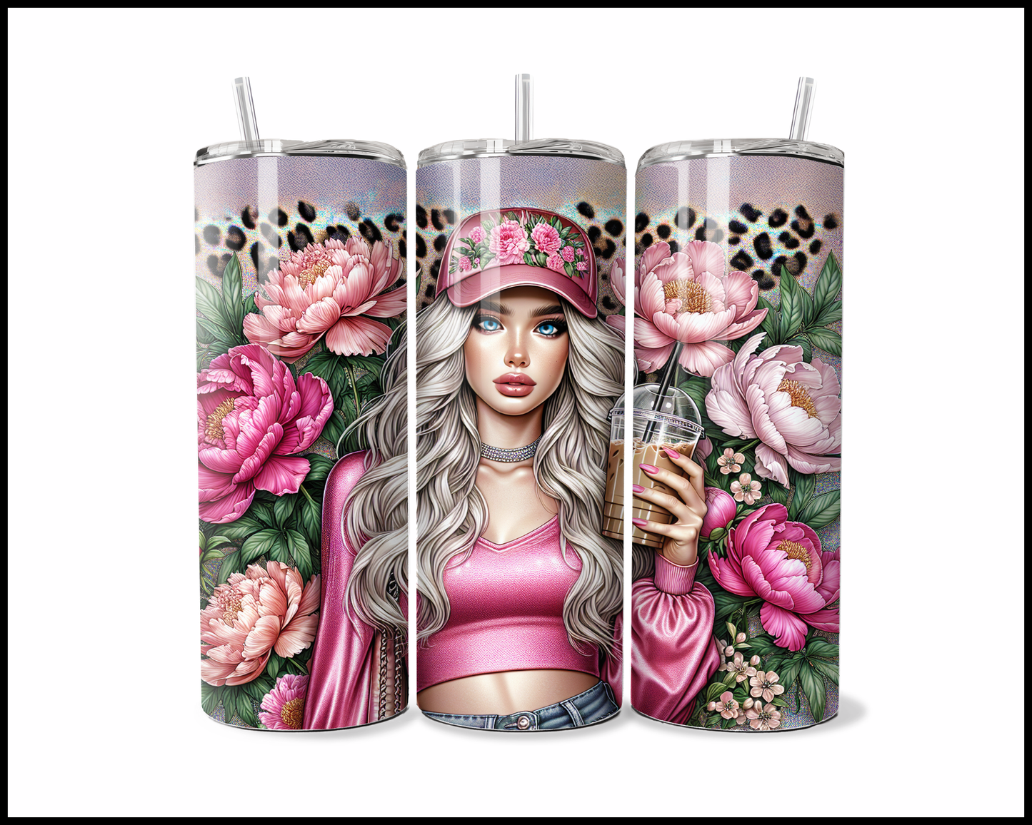 Enchanted Cheetah Dream Sip Tumbler (3792)