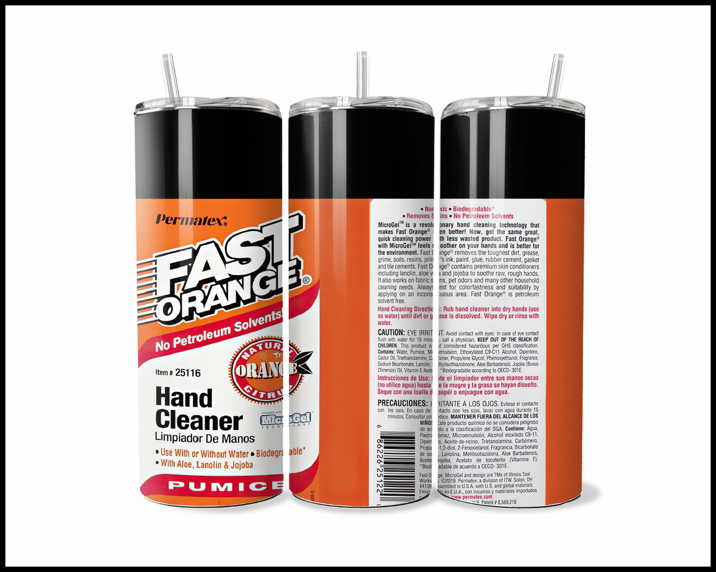 Fast Orange Tumbler (3090)