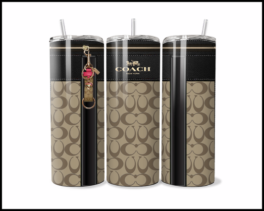 Designer Handbag Inspired Tumbler (057)