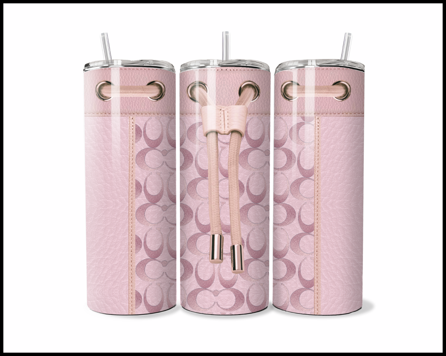Designer Handbag Inspired Tumbler (078)