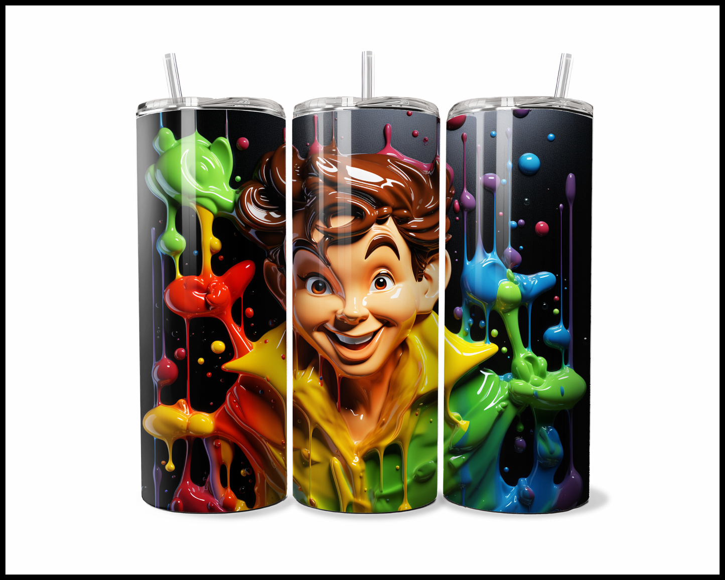 The Neon Lost Boy Drip Tumbler (1823)