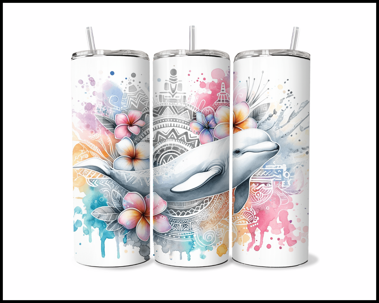 Rainbow Wave Rider Tumbler (3960)