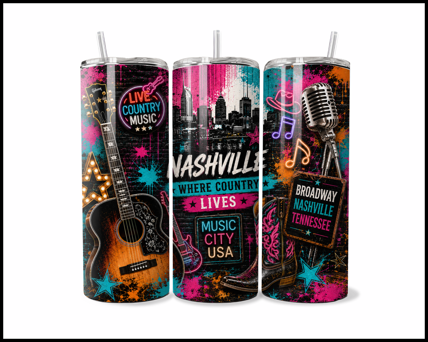 Nashville: Where Country Lives Tumbler (3834)