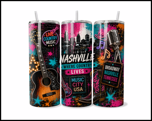 Nashville: Where Country Lives Tumbler (3834)