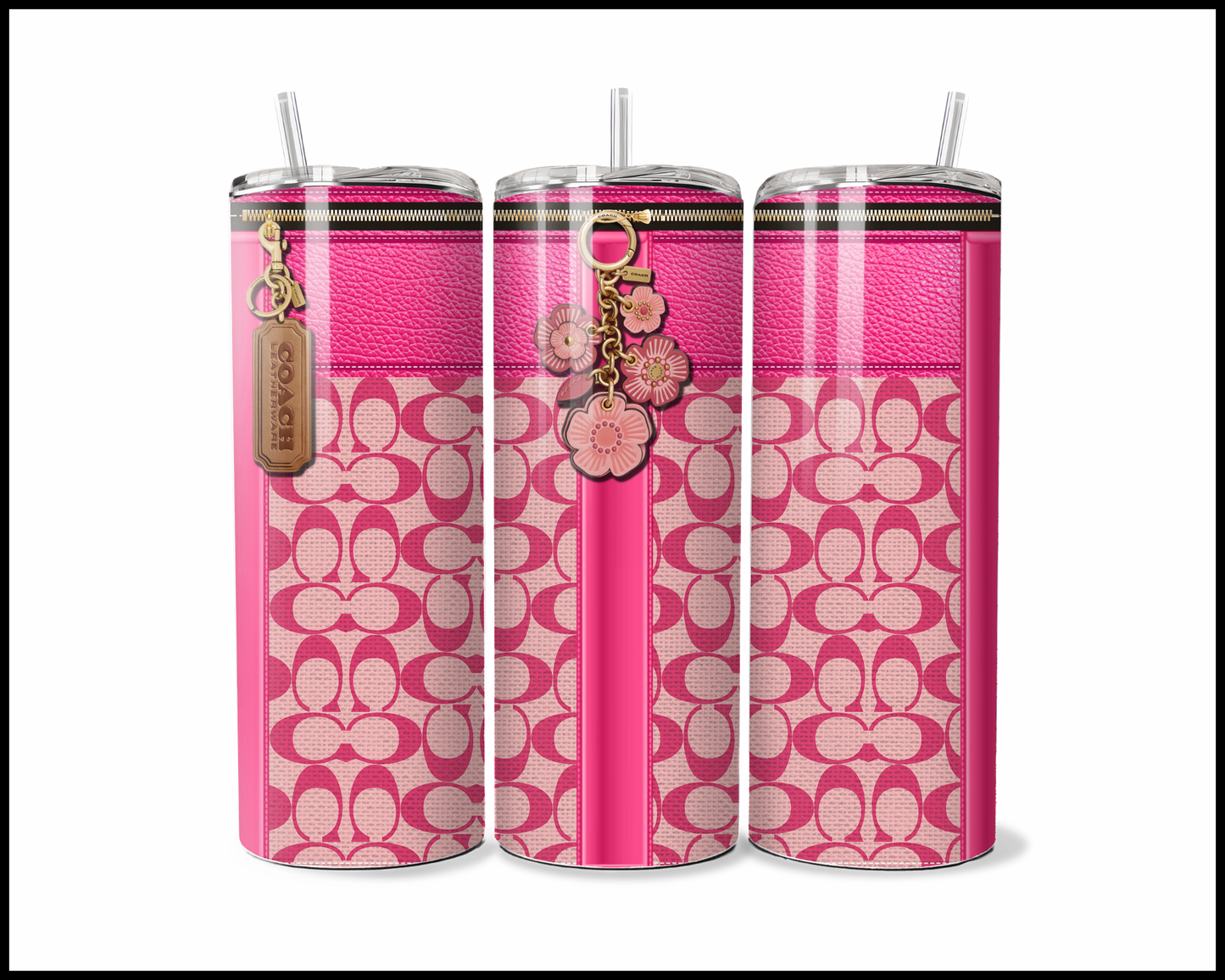 Designer Handbag Inspired Tumbler (030)
