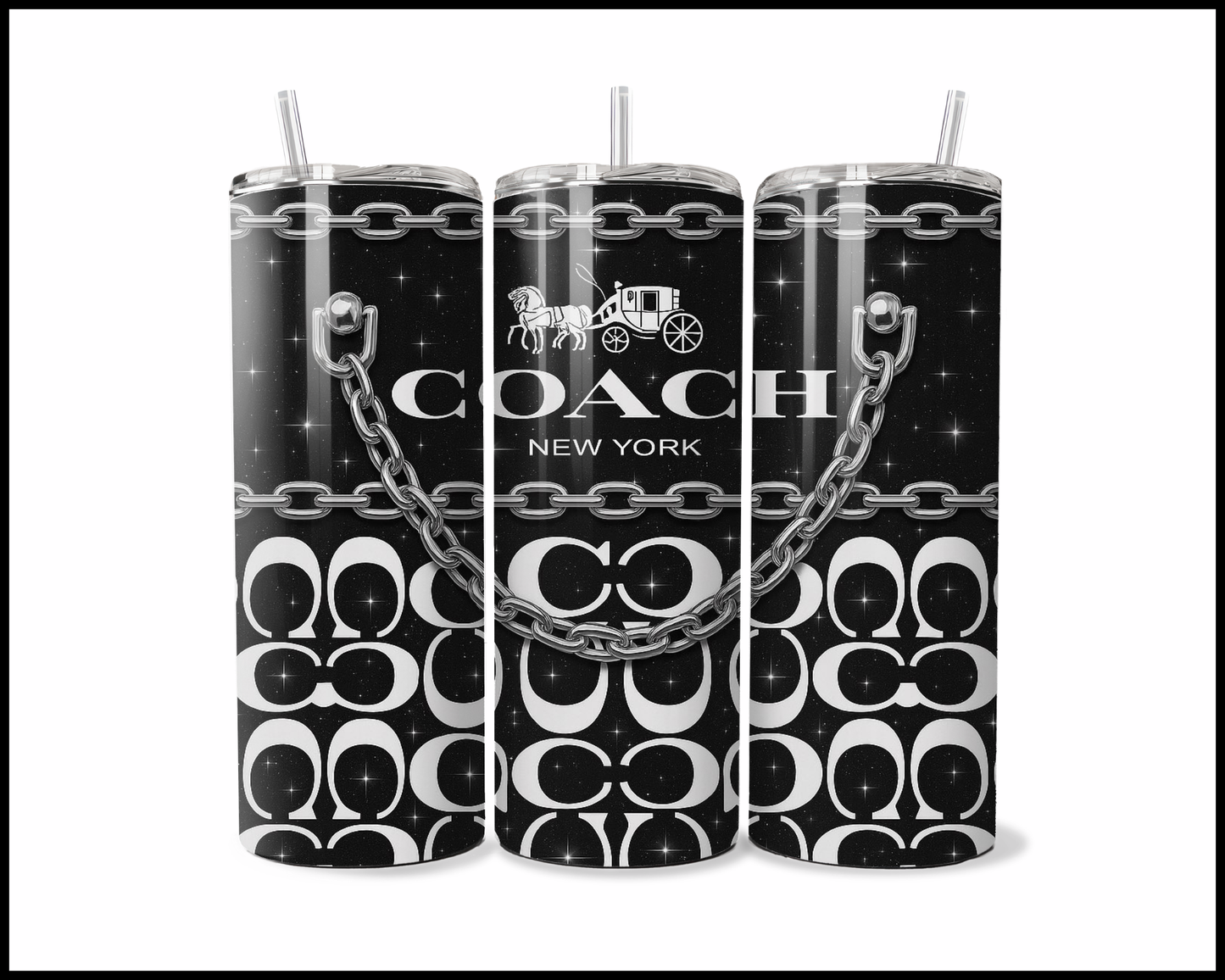 Designer Handbag Inspired Tumbler (342)
