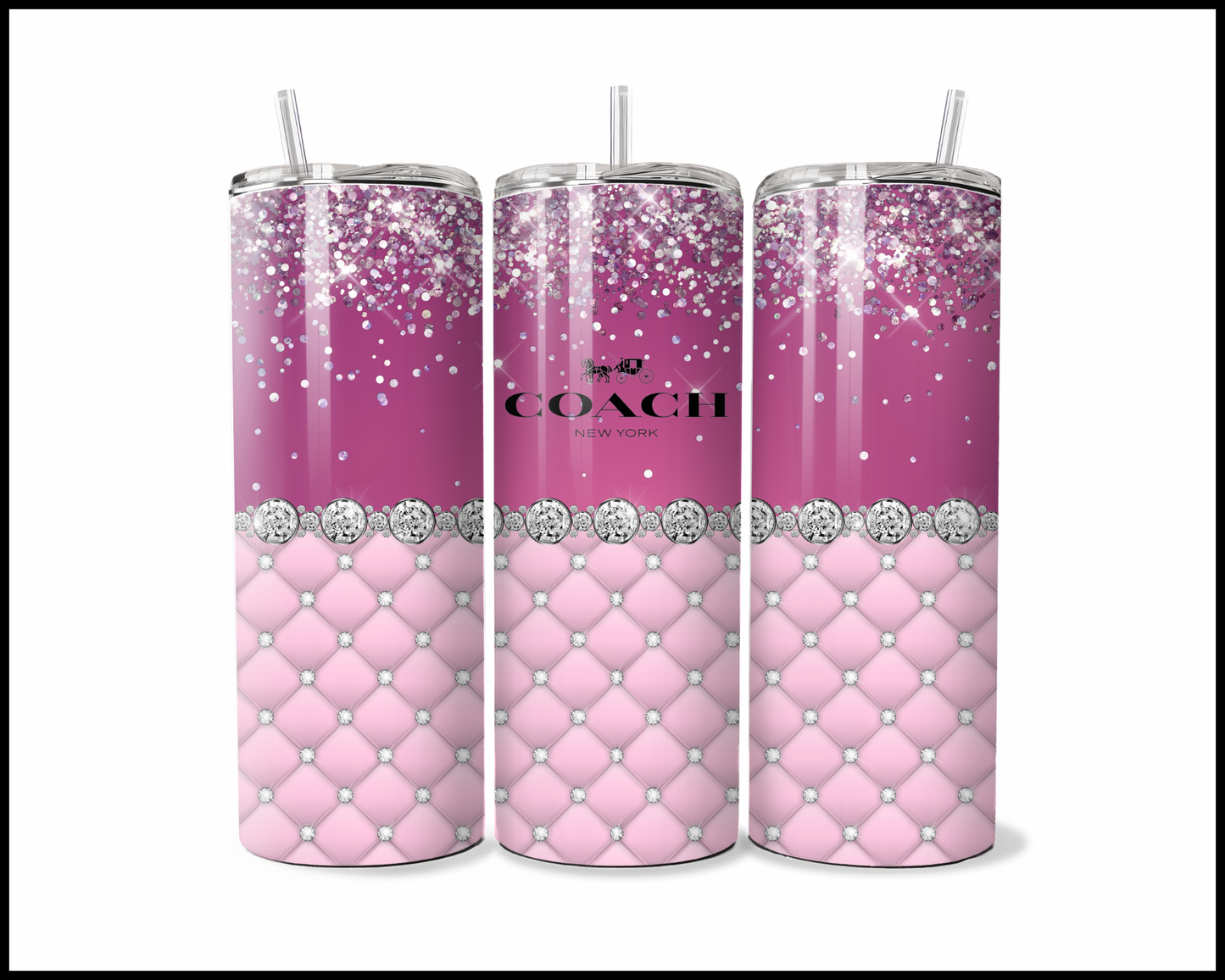 Designer Handbag Inspired Tumbler (117)