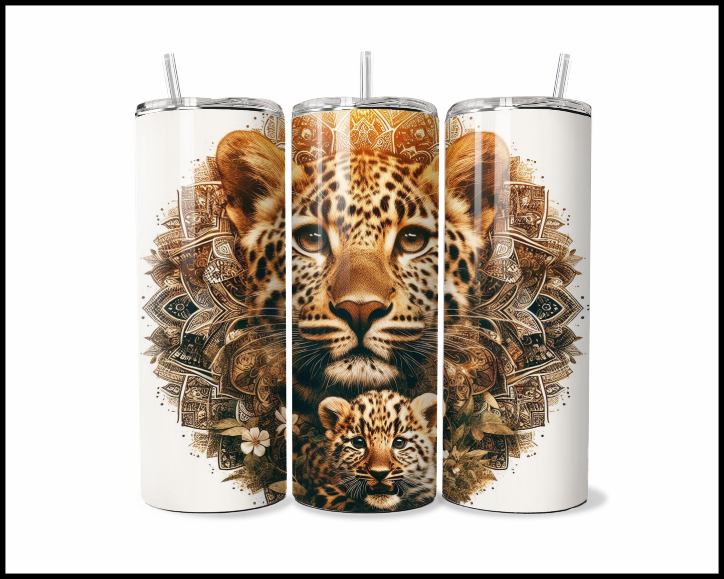 Mandala Jaguar Tumbler (2782)