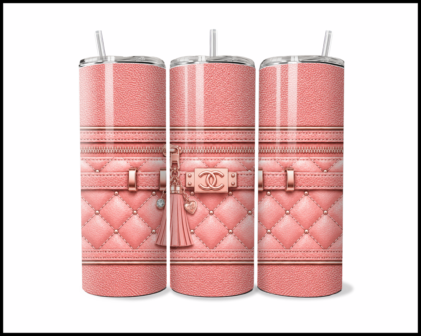 Designer Handbag Inspired Tumbler (038)