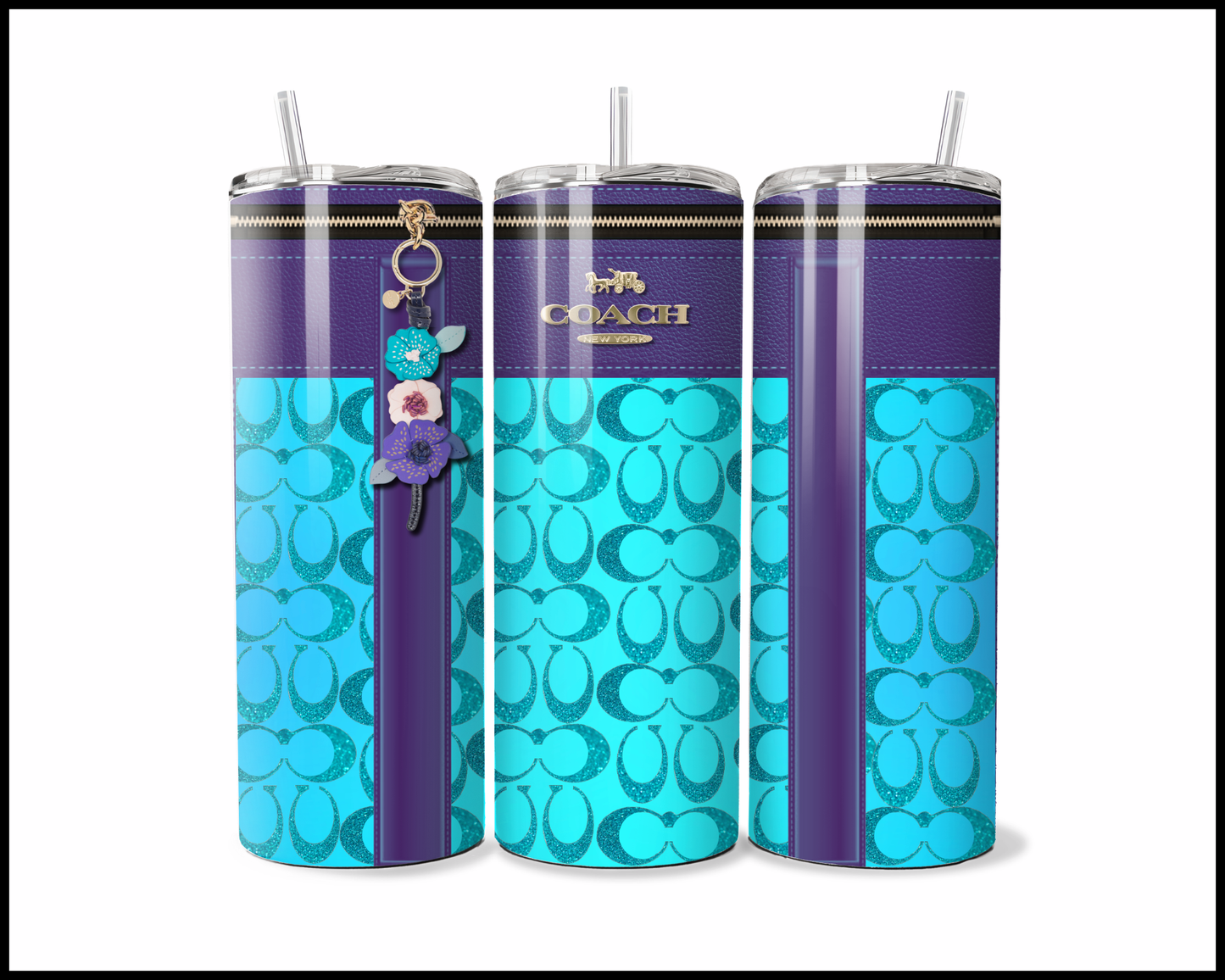 Designer Handbag Inspired Tumbler (160)