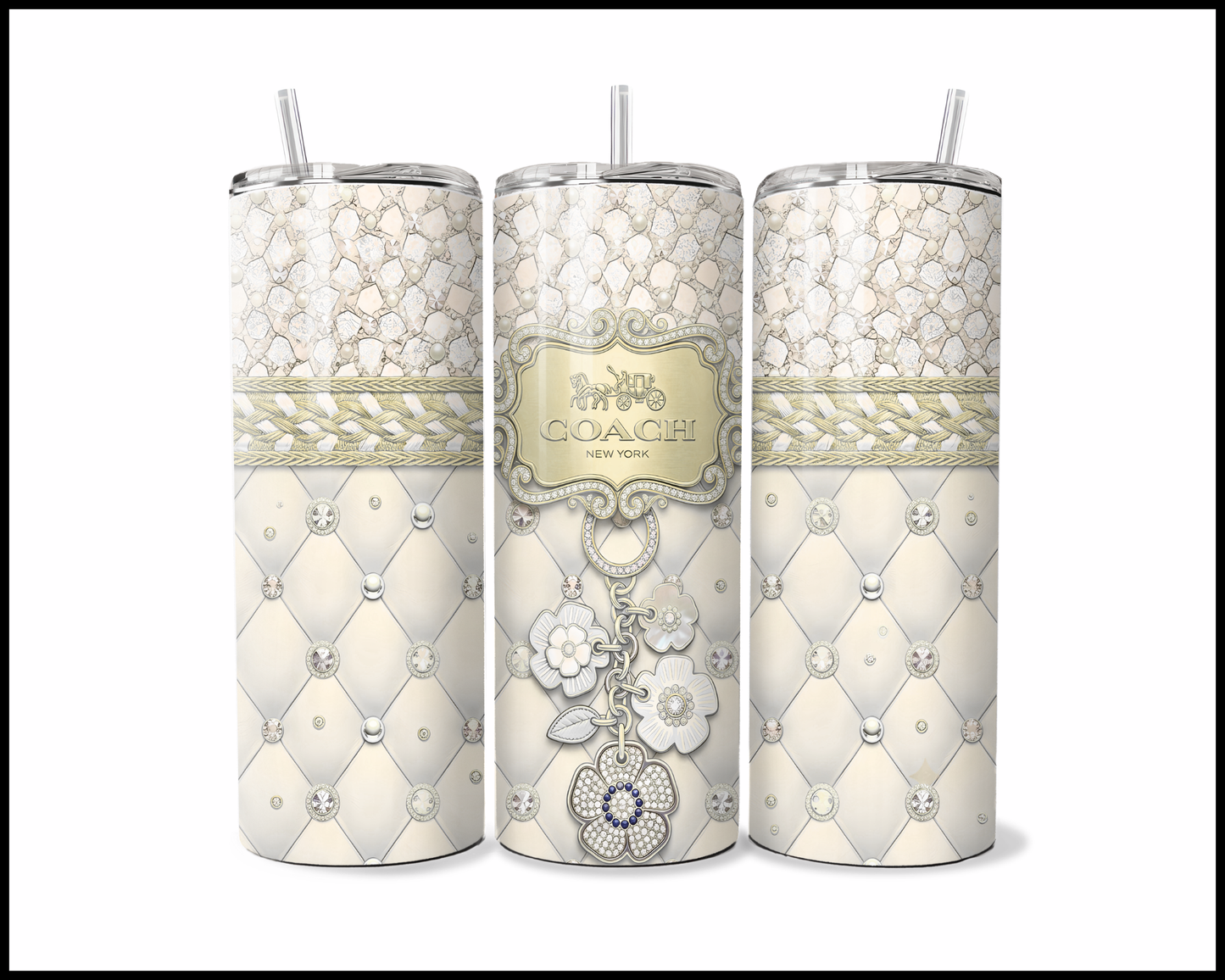 Designer Handbag Inspired Tumbler (354)