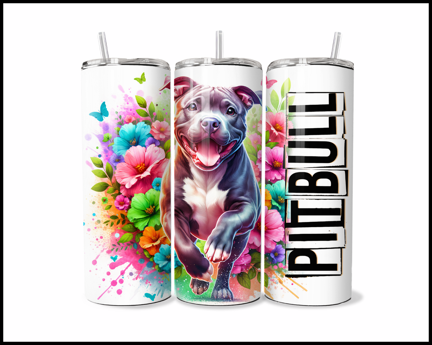 Blooming PitBull Tumbler (2691)