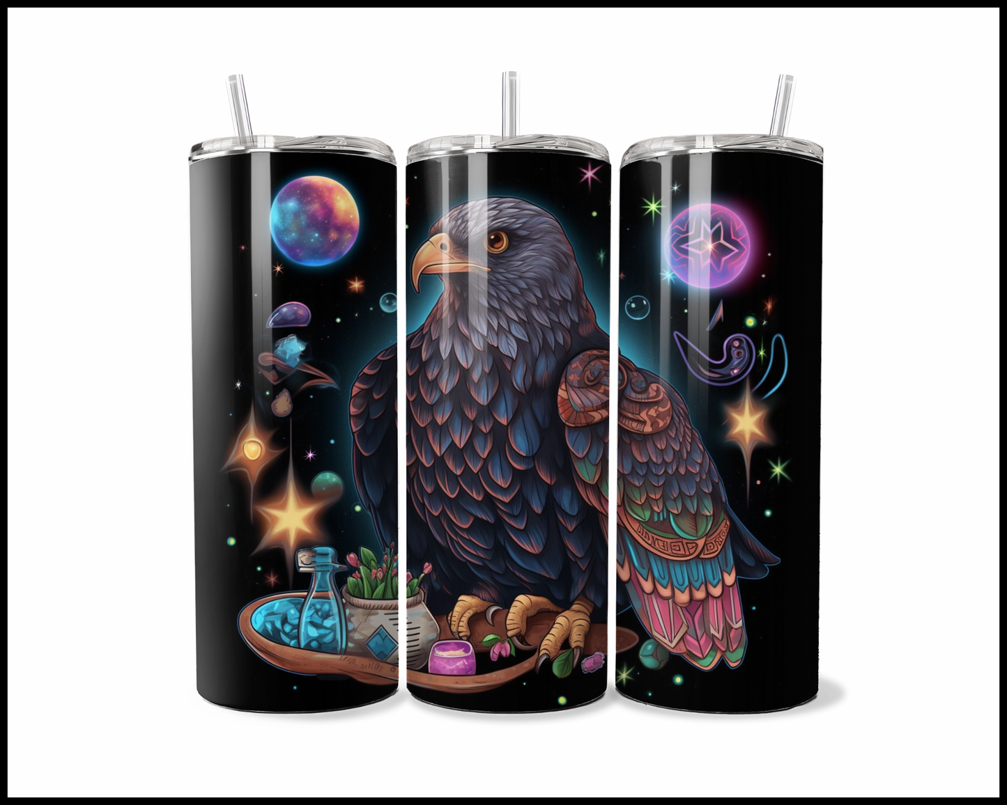 Cosmic Hawk Tumbler (4034)