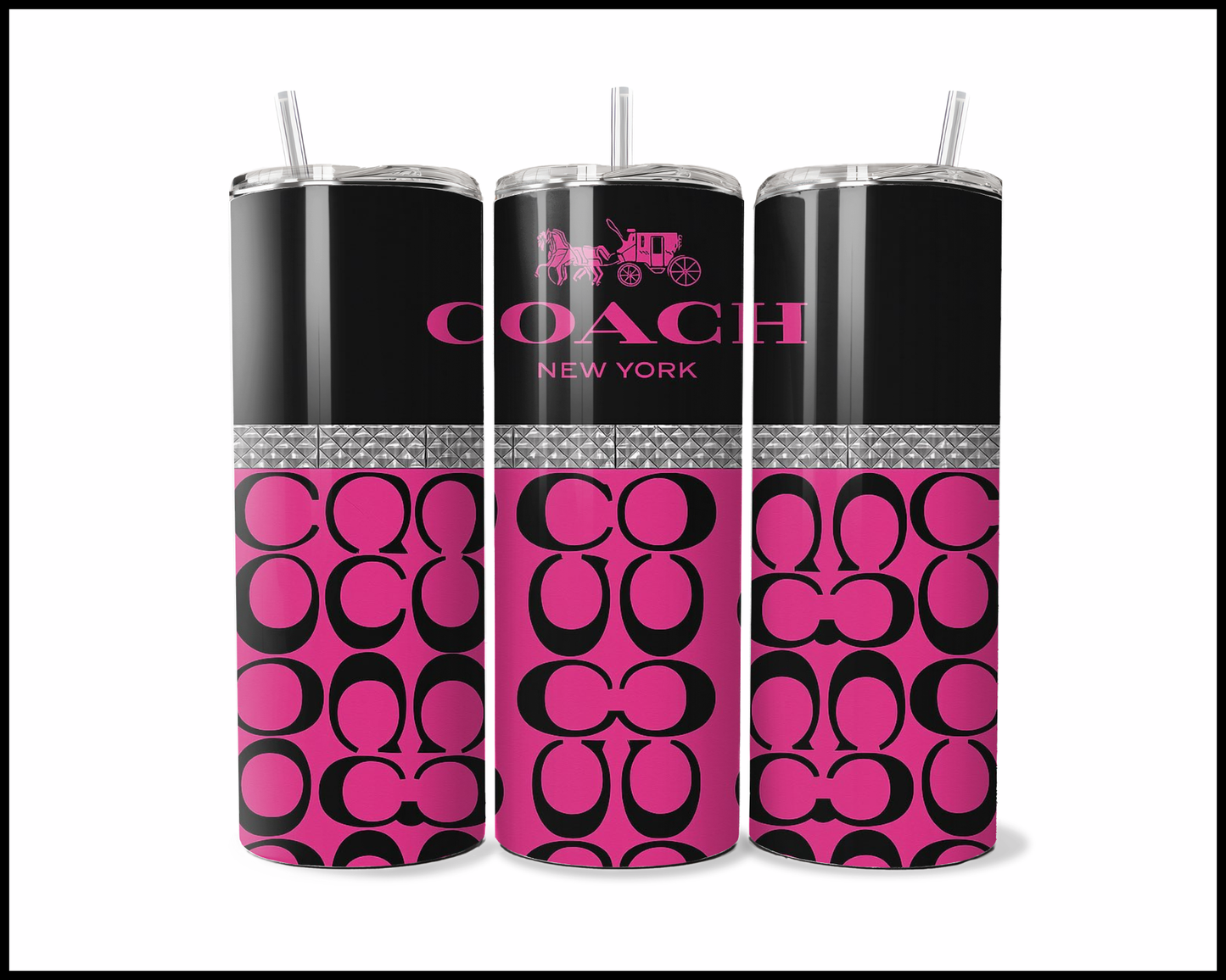 Designer Handbag Inspired Tumbler (343)