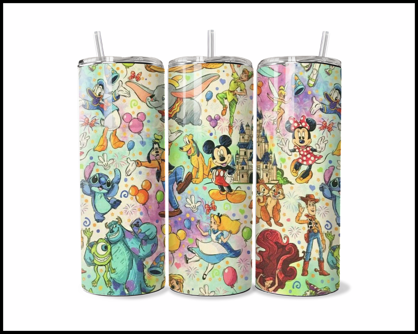 Watercolor Wonderland Tumbler (1150)