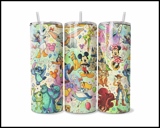 Watercolor Wonderland Tumbler (1150)