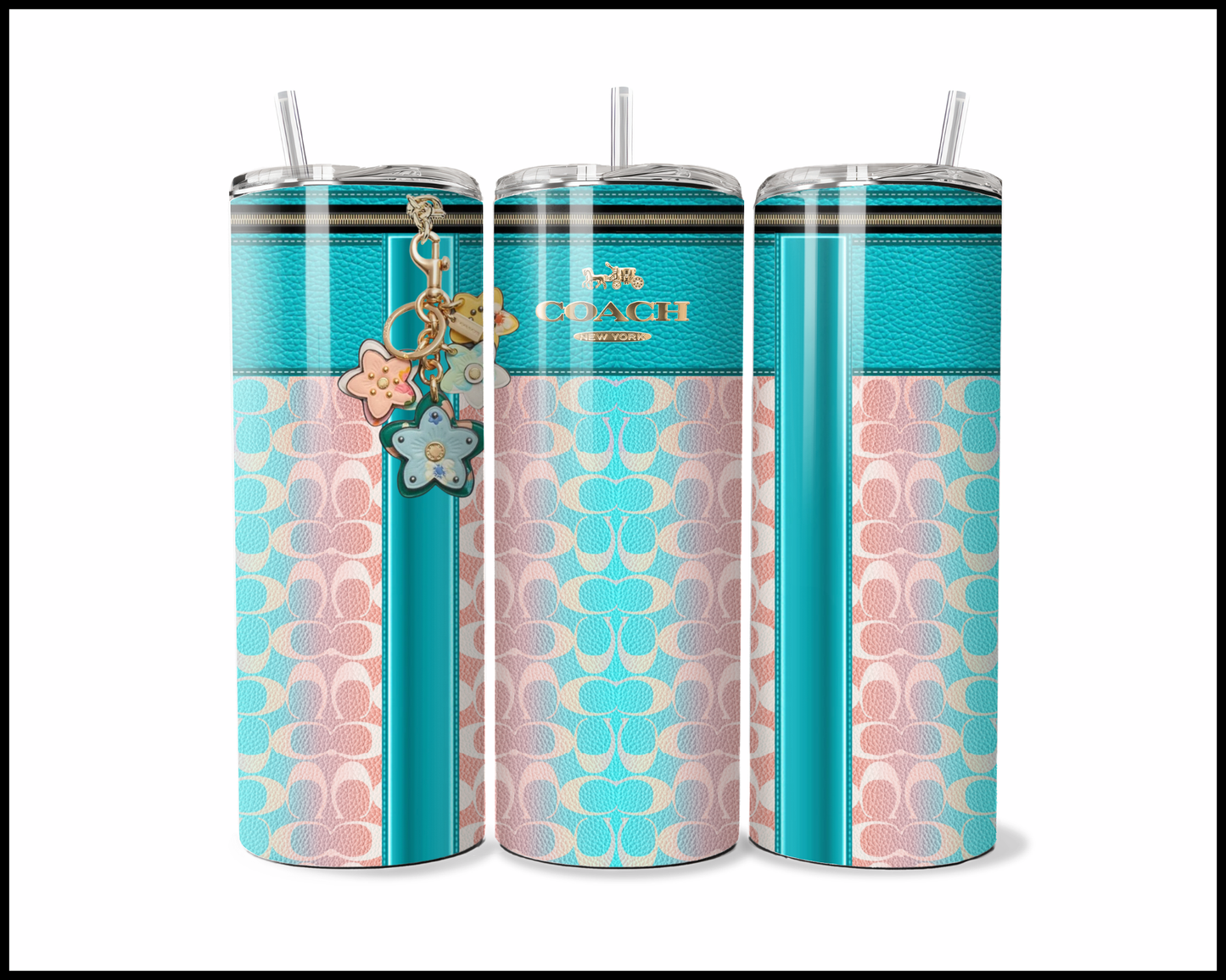 Designer Handbag Inspired Tumbler (098)