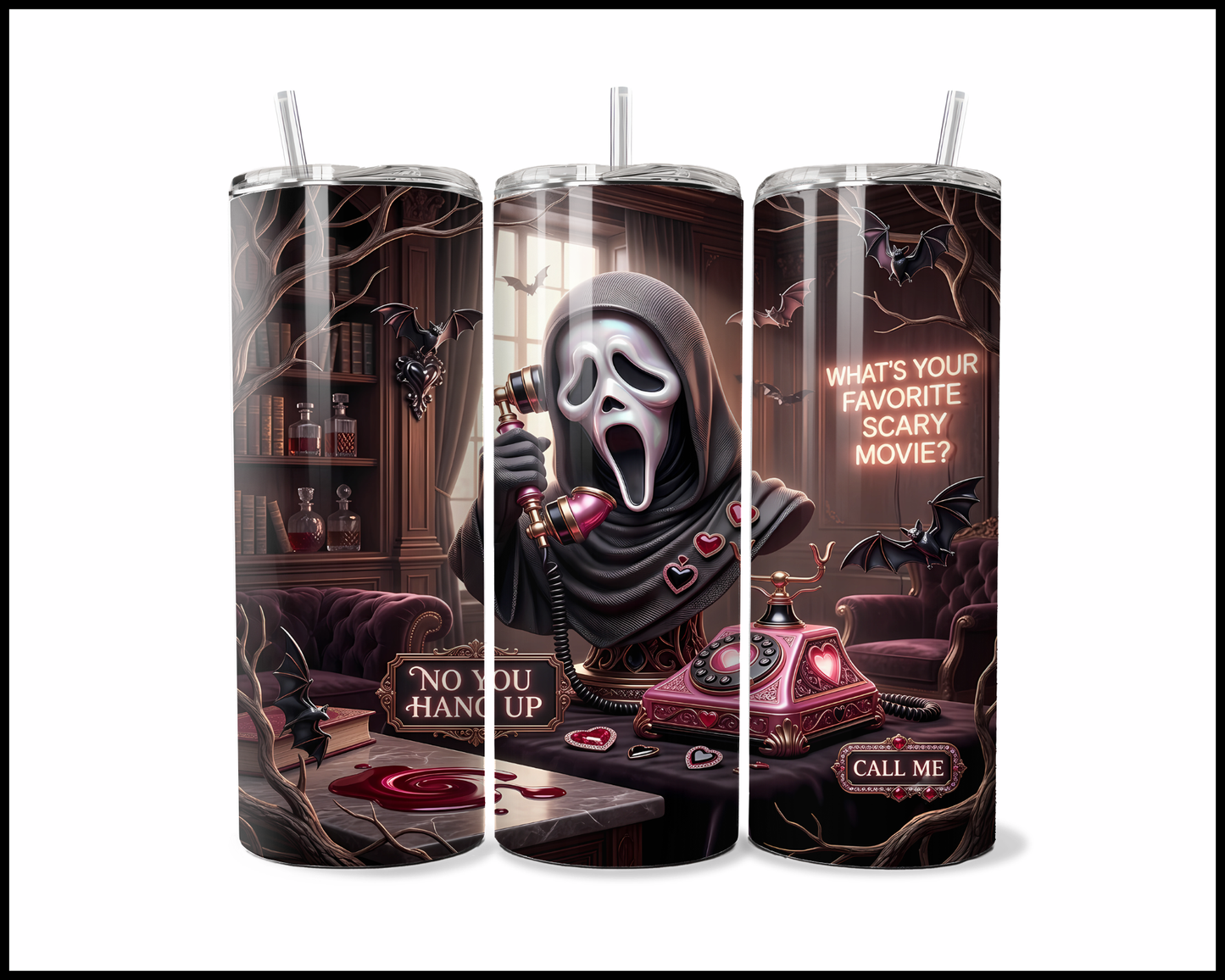 "Call Me" Haunted Hotline Tumbler (4736)