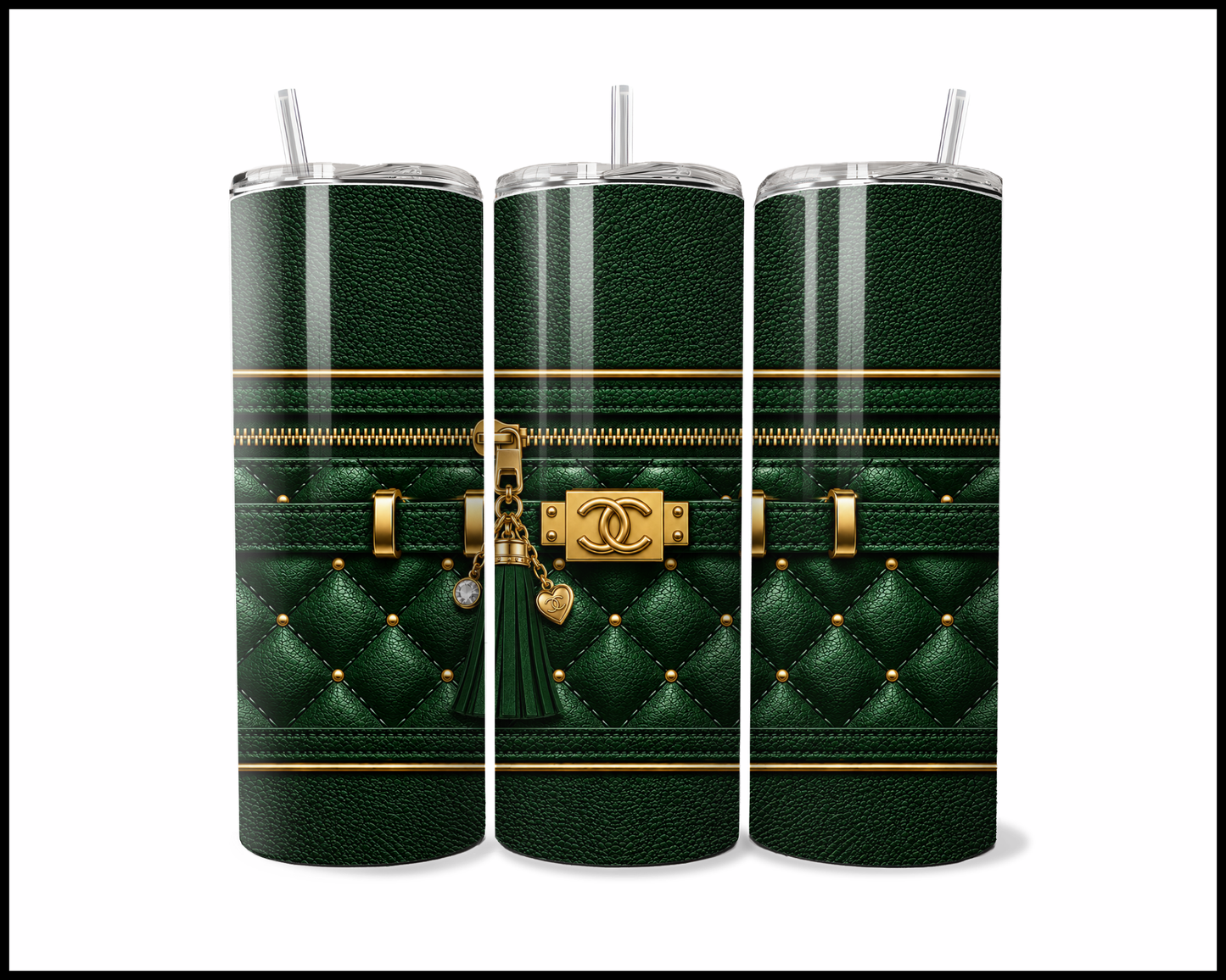 Designer Handbag Inspired Tumbler (038)