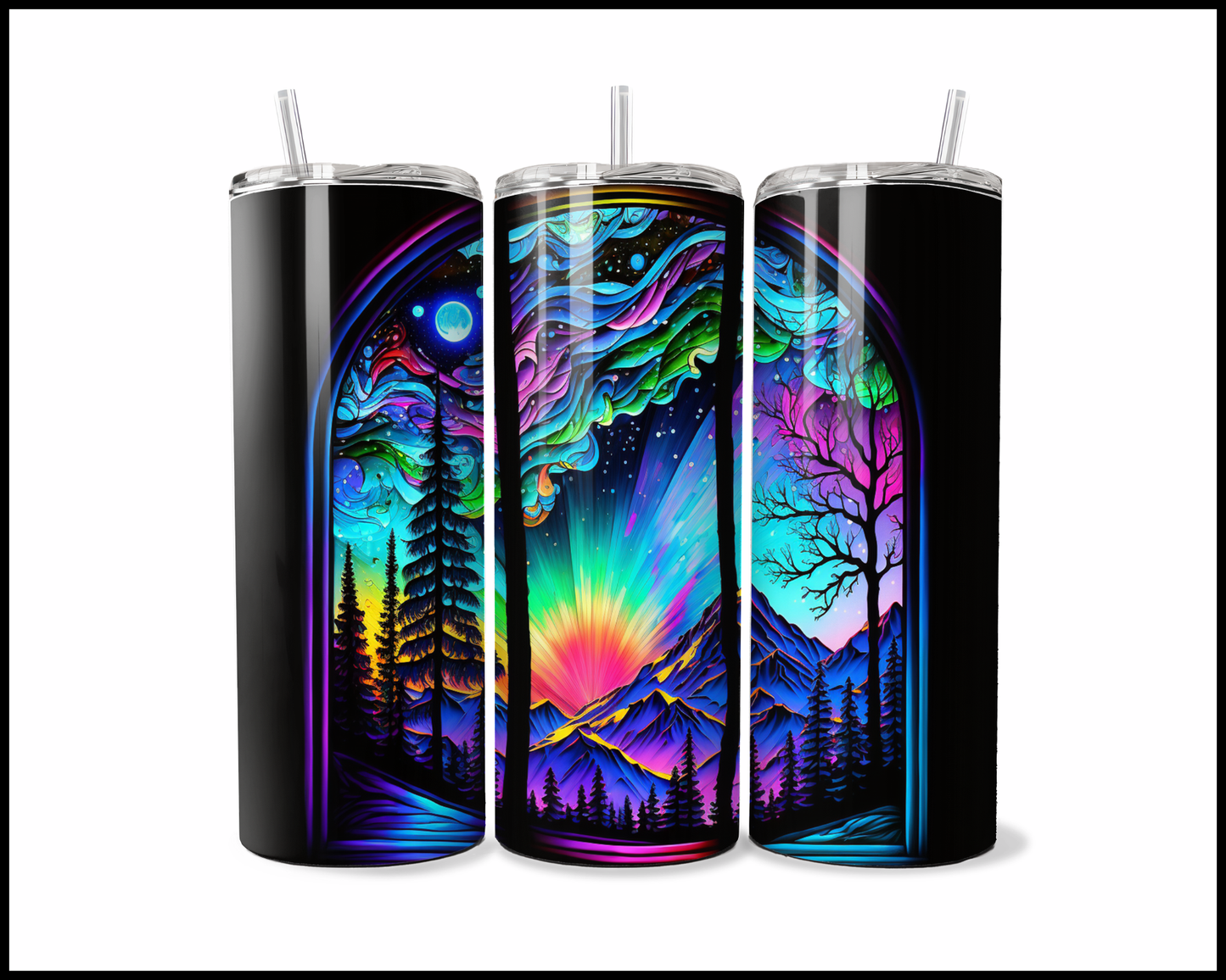 Northern Lights, Morning Flights Tumbler (560)