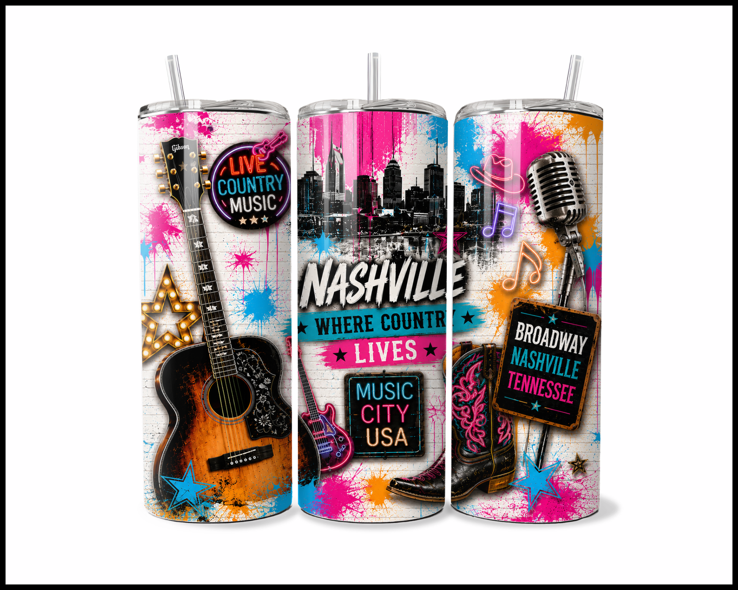 Nashville: Where Country Lives Tumbler (3834)